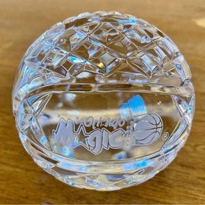Waterford Orlando Magic Crystal Paperweight